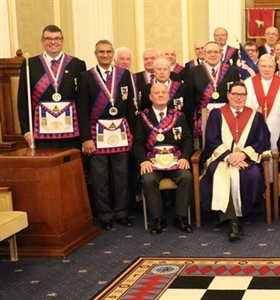 Royal Arch News - Provincial Full Team Visit to our Chapter of Strict...