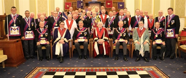 Royal Arch News - Provincial Full Team Visit to our Chapter of Strict Benevolence No97